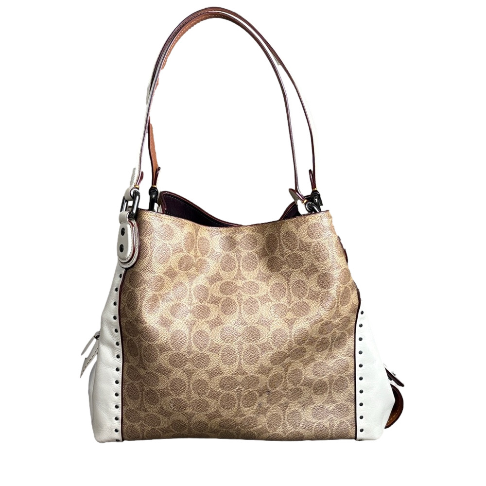 Coach Edie 31 Pebbled Leather Shoulder Bag B1832 Hangtag COA